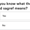 sagref Meaning Quiz Answer: Why B No Is Correct
