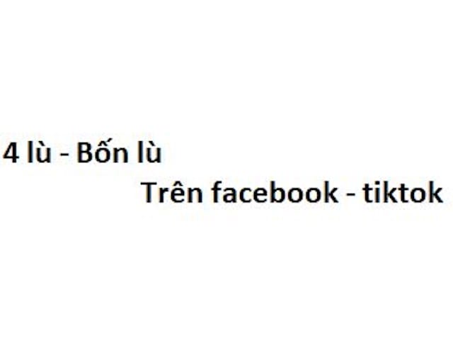 meme bốn lù vui nhộn