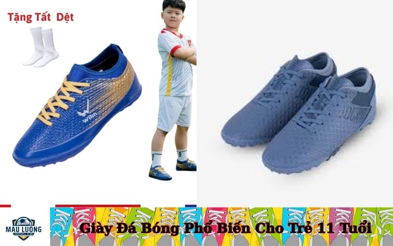 Giày Đá Bóng Phổ Biến Cho Trẻ 11 Tuổi