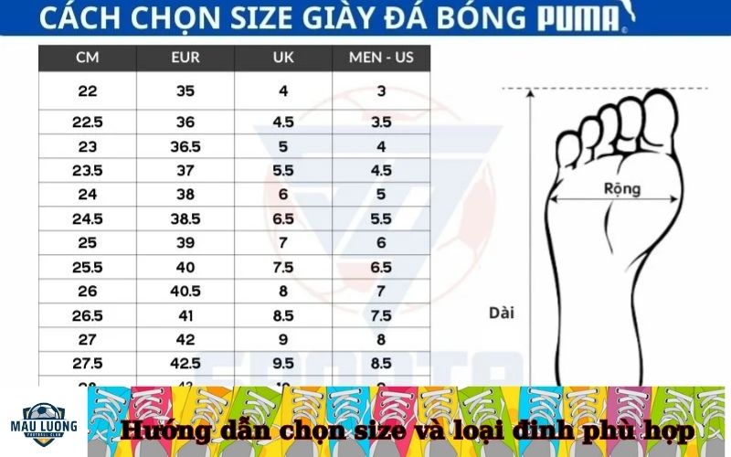 Hướng dẫn chọn size và loại đinh phù hợp