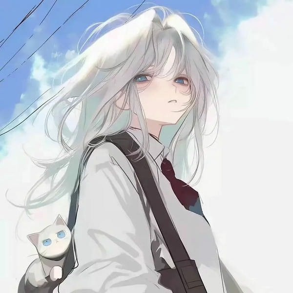 Ảnh anime nữ tóc đen mắt xanh lạnh lùng