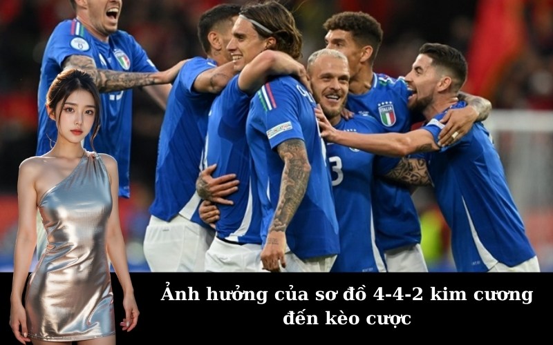 Ảnh hưởng của sơ đồ 4-4-2 kim cương đến kèo cược