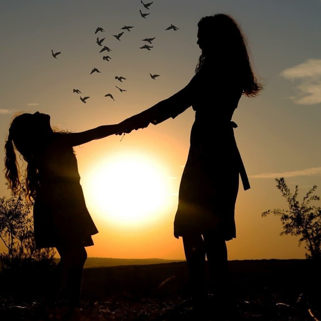 Ảnh mẹ và con gái dễ thương