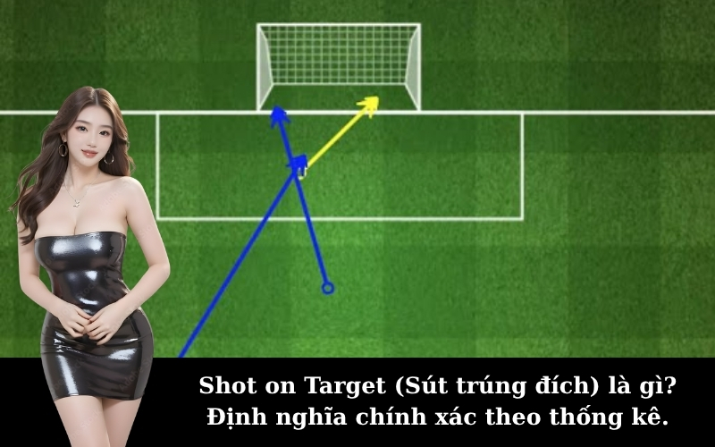 Shot on Target (Sút trúng đích) là gì? Định nghĩa chính xác theo thống kê.
