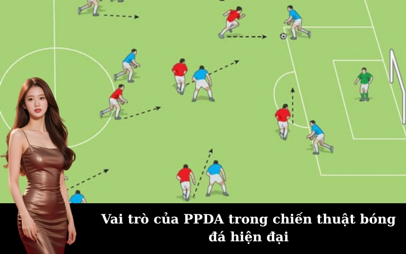 Vai trò của PPDA trong chiến thuật bóng đá hiện đại