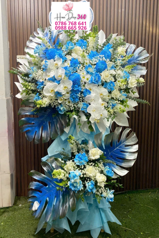 hoa mừng khai trương