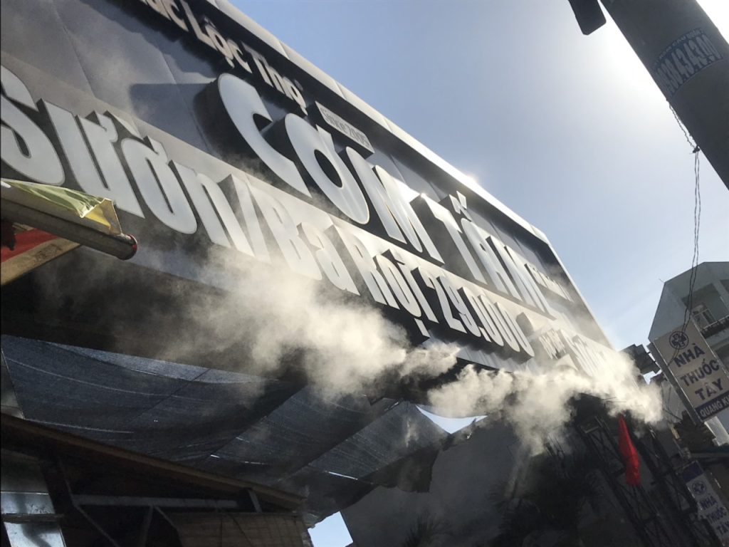 phun sương ống đồng