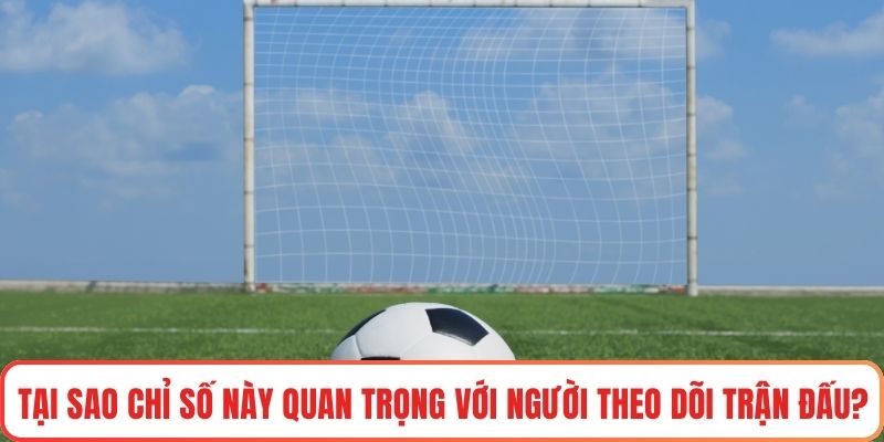 Tại sao chỉ số này quan trọng với người theo dõi trận đấu?