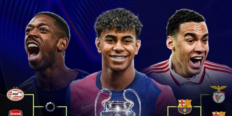 Real Madrid đứng đầu bảng với 8 lần lọt vào bán kết