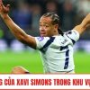 Xavi Simons Nổi Bật Với Khả Năng Di Chuyển Linh Hoạt Giữa Các Tuyến