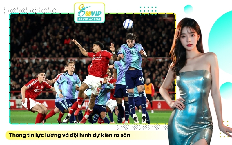 Thông tin lực lượng và đội hình dự kiến ra sân