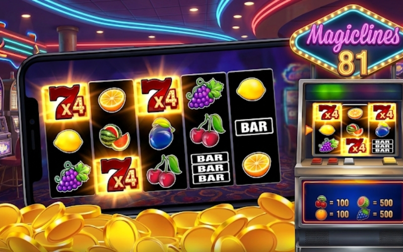 Các thành phần quan trọng trên giao diện máy Slot