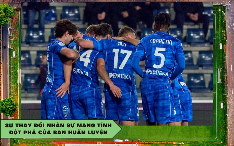 Sự thay đổi nhân sự mang tính đột phá của ban huấn luyện