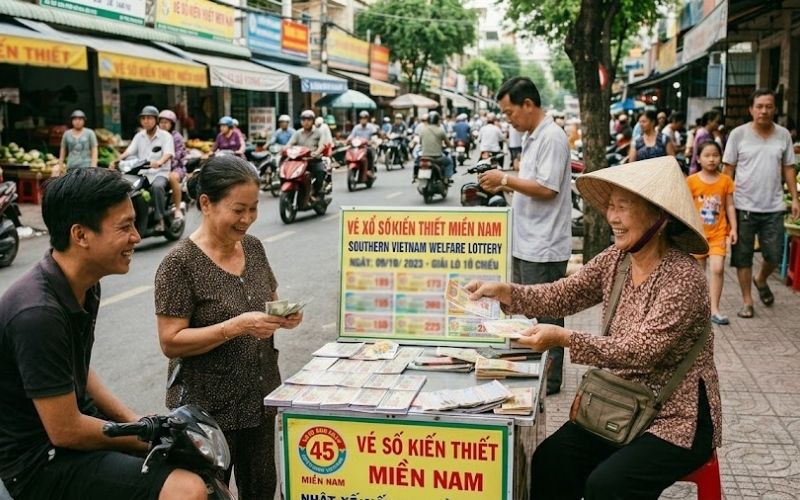 Vé số truyền thống và văn hóa đời thường của người Việt