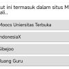 berikut ini termasuk dalam situs mooc, kecuali.. Jawaban