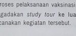 Buatlah algoritma untuk proses pelaksanaan vaksinasi bersama